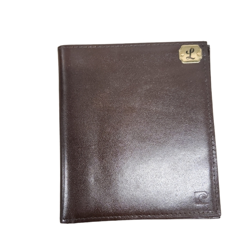 Vintage Pierre Cardin Boutique Brown‎ Leather Wallet Billfold